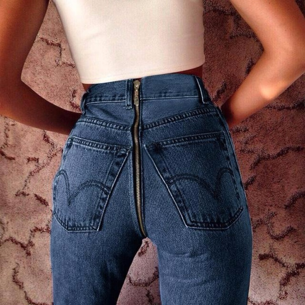 Vesper NYC zipper jeans